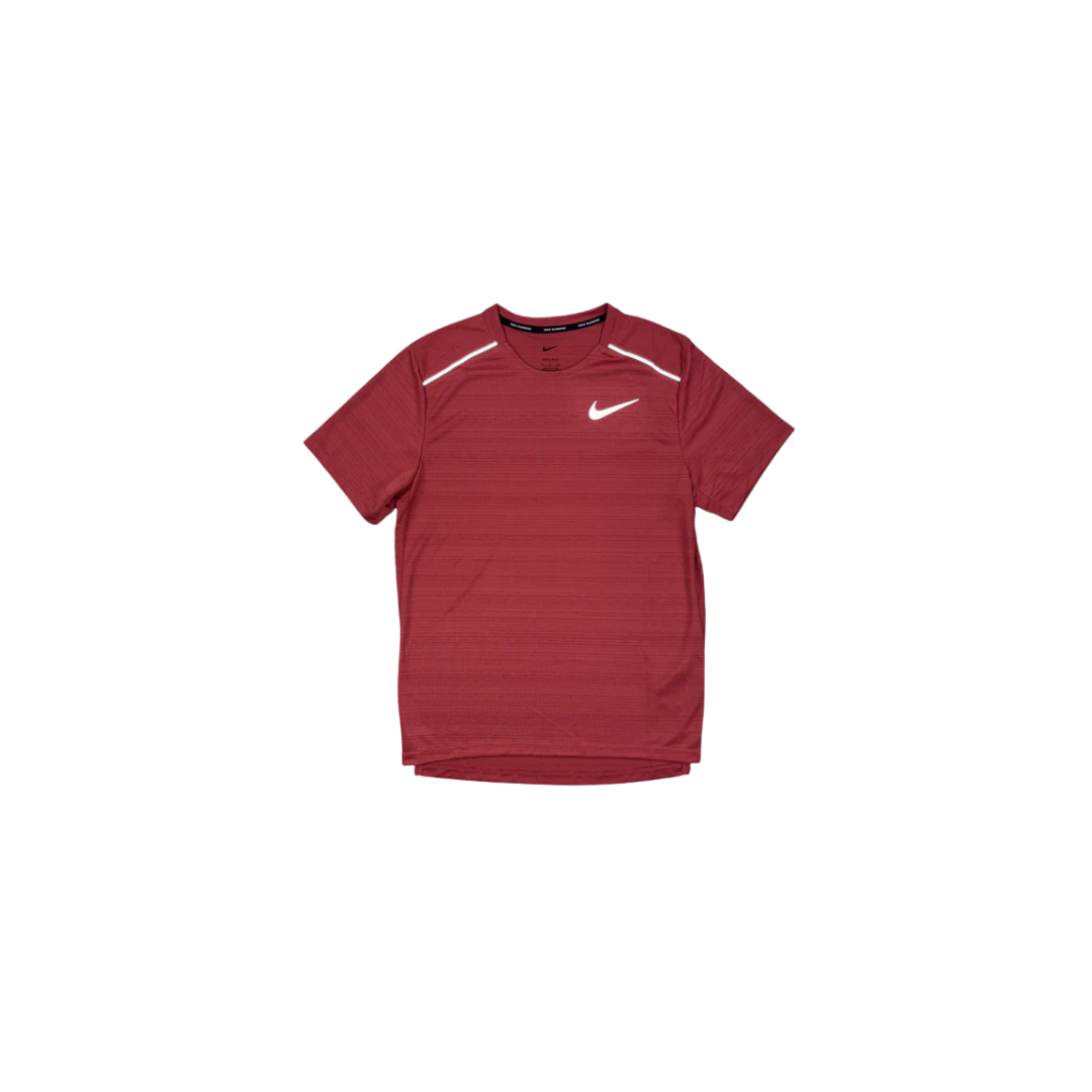 Nike Miler 1.0 T-Shirt - Adobe Red